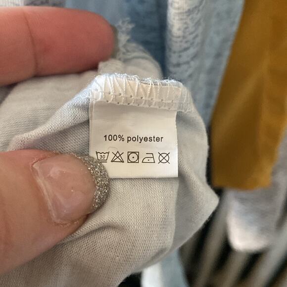 Ombré grey speckled l/s pocket tee - Picture 5 of 6